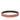 Orange Hermès Narrow Caleche Enamel Bracelet 65