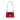 Red Gucci Small Leather Sylvie Web Satchel