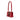Red Gucci Small Leather Sylvie Web Satchel