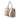 Beige Gucci Medium GG Canvas Bamboo Libeccio Tote