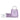 Purple Prada Small Sequined Mesh Logo Tote - Designer Revival