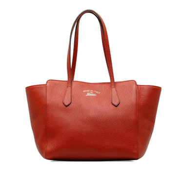Red Gucci Small Swing Tote