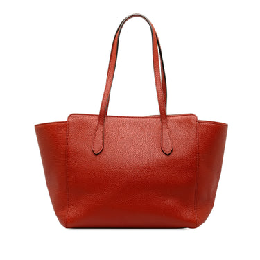 Red Gucci Small Swing Tote