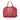 Red Gucci Medium Leather Web Dome Satchel - Designer Revival