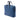 Blue Fendi Zucca Coated Canvas Business Bag