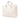 White Gucci Medium GG Marmont Matelasse Diagonal Calfskin Shopping Tote Satchel