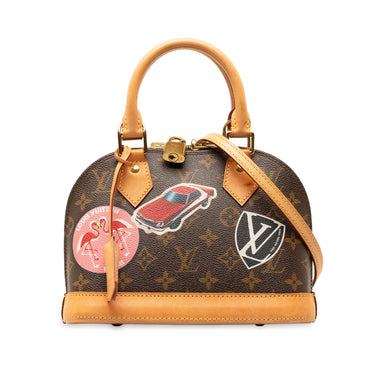 Louis Vuitton Organizer briefcase in ebene damier canvas and brown leather