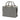 Gray Chanel Small CC Quilted Calfskin Top Handle Convertible Vanity Case Satchel