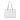 White Chanel Caviar Grand Shopping Tote