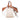 Brown LOEWE Small Tricolor Leather Hammock Satchel - Designer Revival