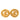 Gold Chanel CC Gold Plated Round Clip On Earrings