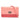 Pink Prada Saffiano Turn Lock Wallet on Strap Crossbody Bag