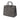 Gray Saint Laurent Small Grained Calfskin Sac De Jour Satchel