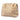 Beige Prada Suede Chain Shoulder Bag