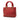 Red Dior Medium Lambskin Cannage Studded Supple Lady Dior Satchel