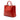 Orange Prada Large Saffiano Vernice Galleria Satchel