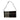 Black Burberry Exploded Check Wool Fringe Shoulder Bag