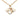 Gold Dior Gold Plated Logo Pendant Necklace