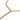 Gold Dior Gold Plated Logo Pendant Necklace