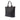 Brown Gucci Grained Calfskin Bamboo Shopper Tote