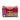Red Gucci Small GG Supreme Padlock Crossbody