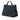 Black Dior Medium Grained Calfskin Diorever Satchel