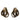Gold Hermès Gold Plated Bijouterie Fantaisie Ribbon Clip On Earrings