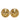 Gold Chanel CC Quilted Gold Plated Round Clip On Earrings