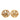 Gold Chanel CC Gold Plated Strass Round Rope Clip On Earrings