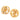 Gold Chanel CC Gold Plated Strass Round Rope Clip On Earrings