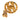 Gold Chanel CC Gold Plated Strass Round Rope Clip On Earrings