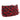 Red Louis Vuitton Urs Fischer Monogram Tuffetage Pochette Accessoires Satchel