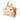Beige Fendi Small Tricolor Leather Chameleon Satchel