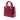 Red Dior Medium Patent Cannage Lady Dior Satchel