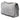 Grey Chanel Medium CC Quilted Suede Whipstitch Single Flap Shoulder Bag
