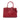 Red Prada Medium Saffiano Lux Galleria Double Zip Satchel
