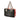 Black Prada Perforated Leather City Fori Chain Handbag