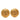 Gold Chanel CC Gold Plated Round Clip On Earrings