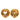 Gold Chanel CC Gold Plated Round Clip On Earrings