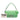 Green Fendi Zucca Embossed Stitched Leather Baguette Satchel - Designer Revival
