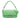 Green Fendi Zucca Embossed Stitched Leather Baguette Satchel - Designer Revival