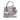 Silver Prada Small Saffiano Cuir Monochrome Top Handle Tote Satchel - Designer Revival