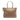 Beige Gucci Diamante Leather Tote - Designer Revival