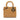 Brown Dior Medium Patent Cannage Lady Dior Satchel