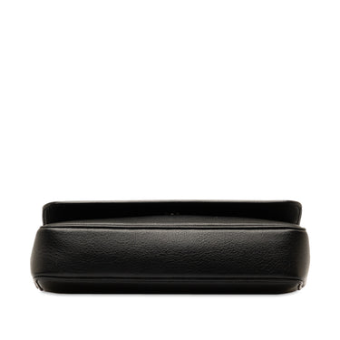 Black Balenciaga Everyday Chain Wallet Crossbody Bag - Designer Revival