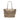Gold Chanel Large Aged Calfskin Cotton Club Tote