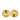 Gold Chanel CC Quilted Gold Plated Round Clip On Earrings