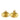 Gold Chanel CC Quilted Gold Plated Round Clip On Earrings