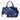 Blue Prada Small Canvas Canapa Grommet Satchel - Designer Revival