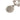Silver Hermès Palladium Plated Cordage Rope Pendant Necklace